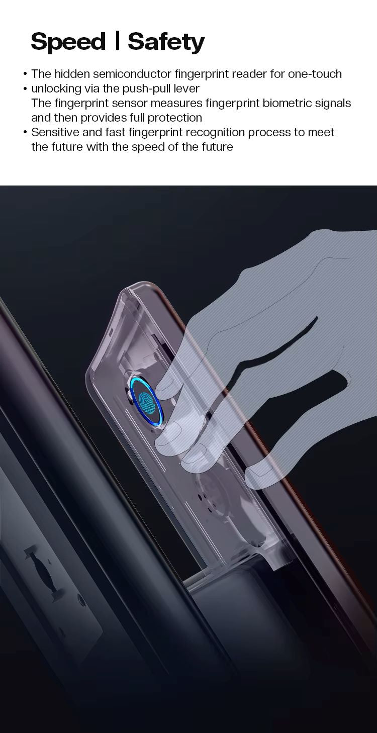 TENON A5 Ultra Slim One-Button Automatic Control Smart Door Lock