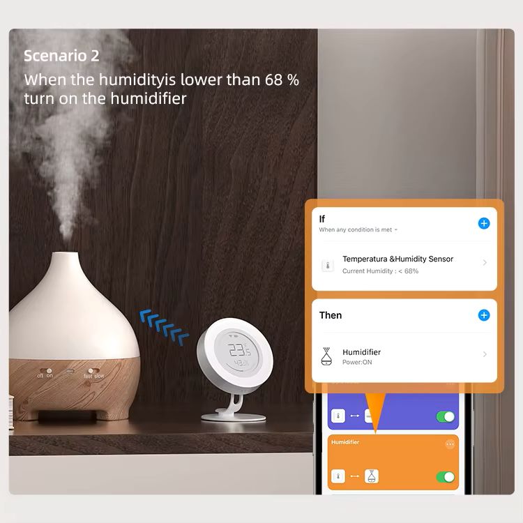 ZIGBEE SMART HUMIDITY & TEMPERATURE SENSOR