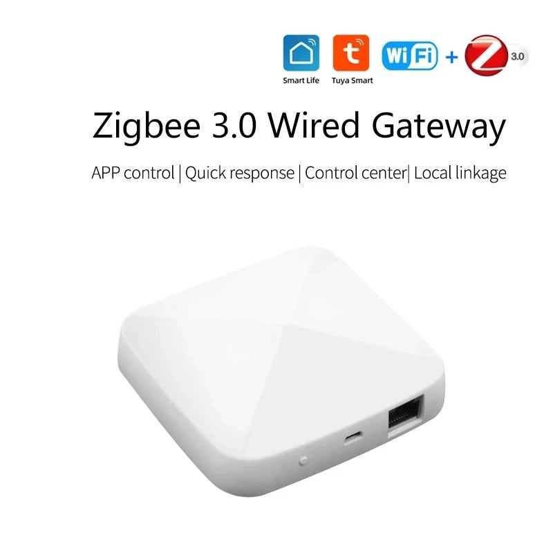 AVATTO GW16 Wired Home Assistant 2.4G wifi tuya Zigbee 3.0 smart Gateway hub App Control device
