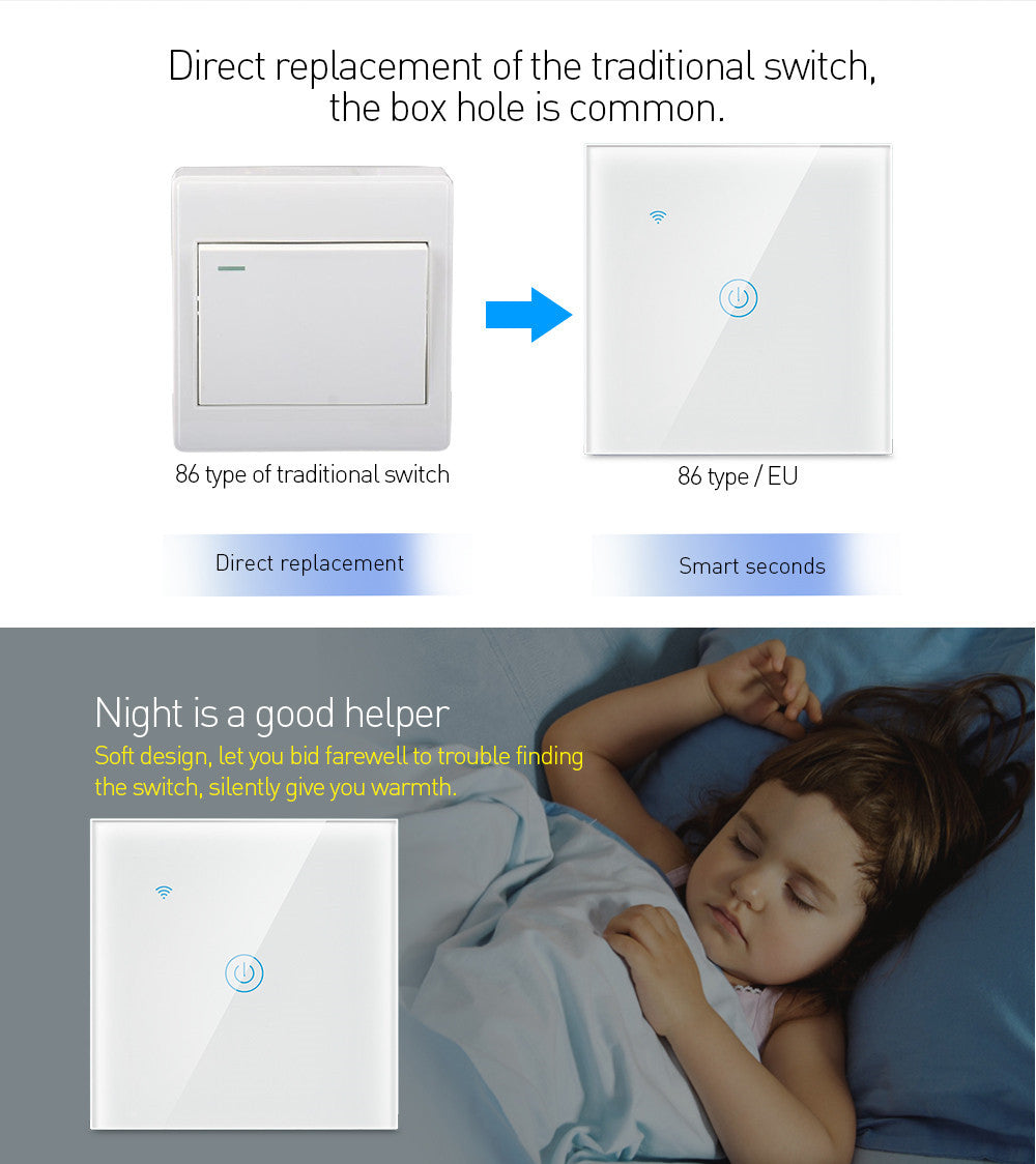 1/2/3/4Gang Smart Light Switch