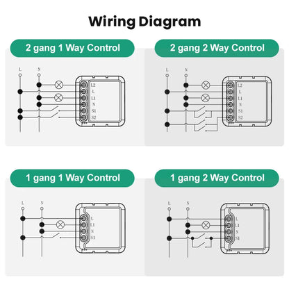 Wifi Dimmer Switch Module 2 Way Control Work With APP Alexa,Google Home