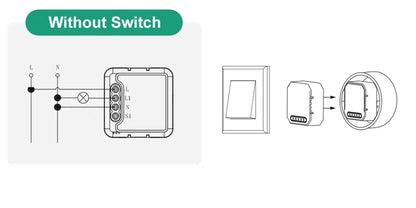 Wifi Dimmer Switch Module 2 Way Control Work With APP Alexa,Google Home