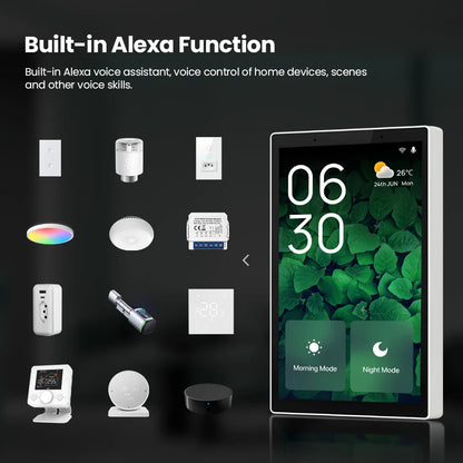 7 Inch Central Control Panel Multi-Function Ble Music Wall Touch Screen Zigbee Hub Gateway