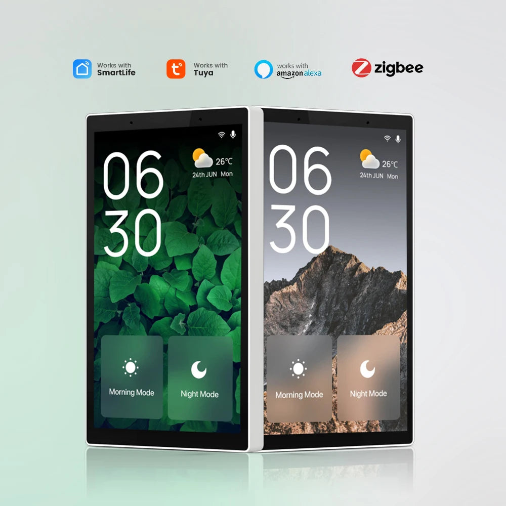 7 Inch Central Control Panel Multi-Function Ble Music Wall Touch Screen Zigbee Hub Gateway