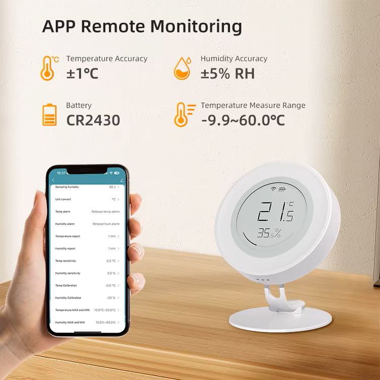 ZIGBEE SMART HUMIDITY & TEMPERATURE SENSOR