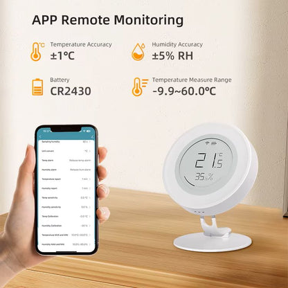 ZIGBEE SMART HUMIDITY & TEMPERATURE SENSOR