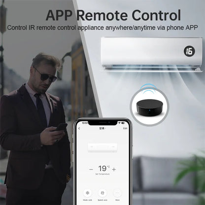 Wifi IR RF universal remote control smart wifi universal infrared RF433 RF315 APP Alexa Voice Control