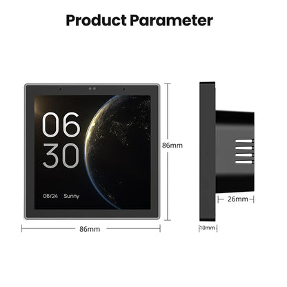 AVATTO TE6 Smart Touch Screen Center Control Panel Built In Alexa Tuya Wifi