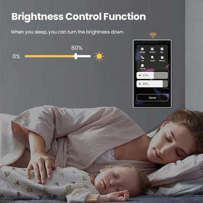 7 Inch Central Control Panel Multi-Function Ble Music Wall Touch Screen Zigbee Hub Gateway