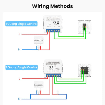 WiFi Smart Switch Module No Neutral