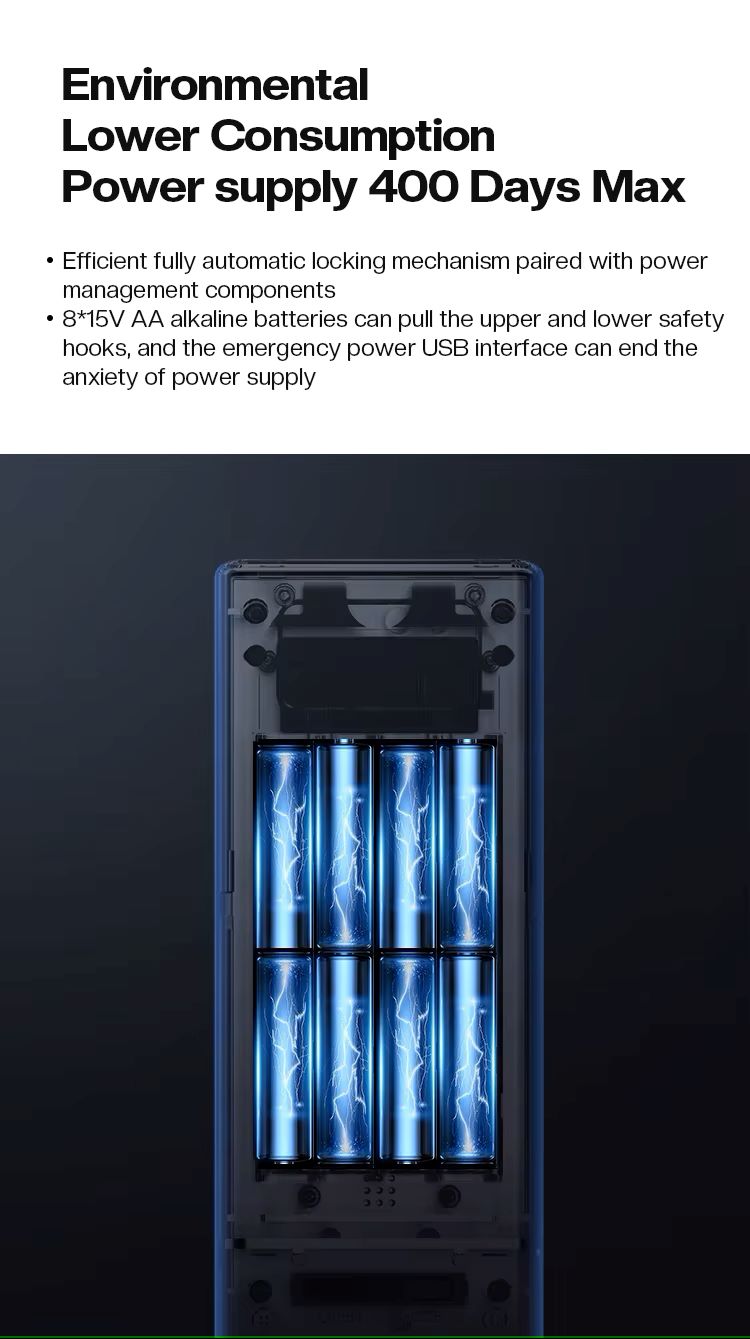 TENON A5 Ultra Slim One-Button Automatic Control Smart Door Lock