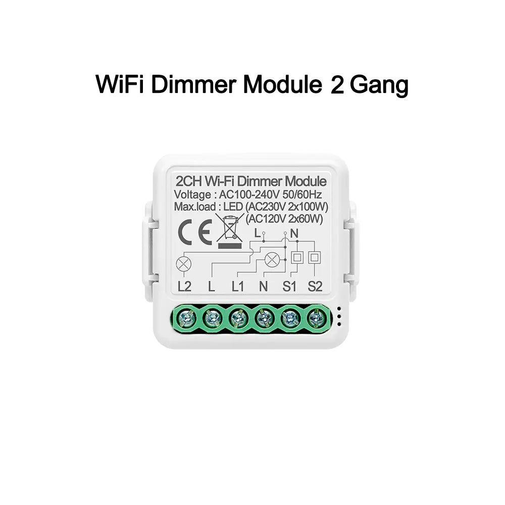 Wifi Dimmer Switch Module 2 Way Control Work With APP Alexa,Google Home