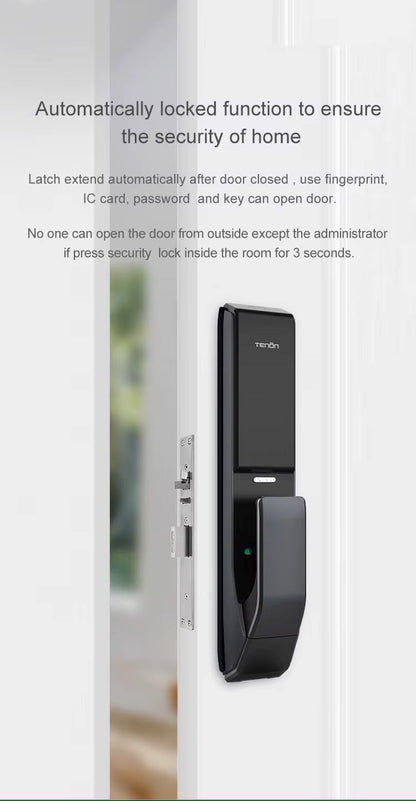 TENON A2 Push-Pull Automatic Biometric Fingerprint Door Lock