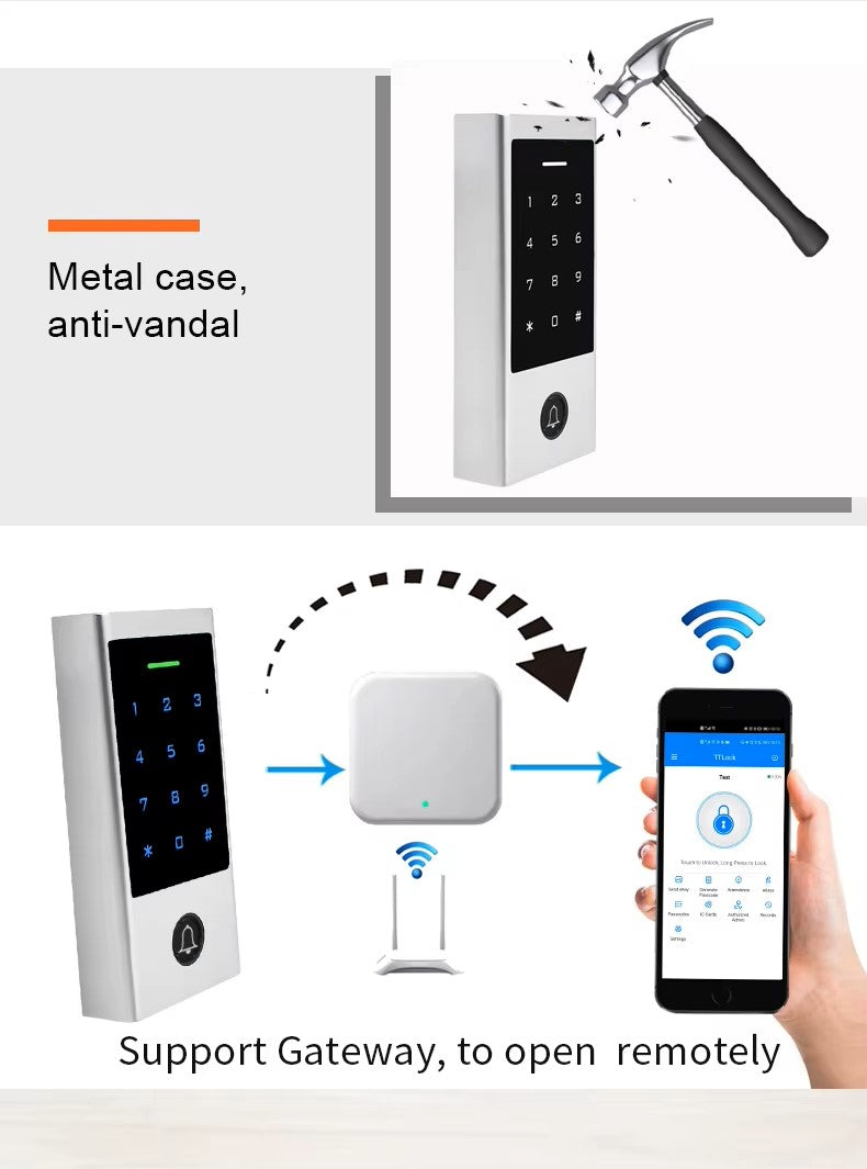 Access Control Metal Touch Panel TTLock