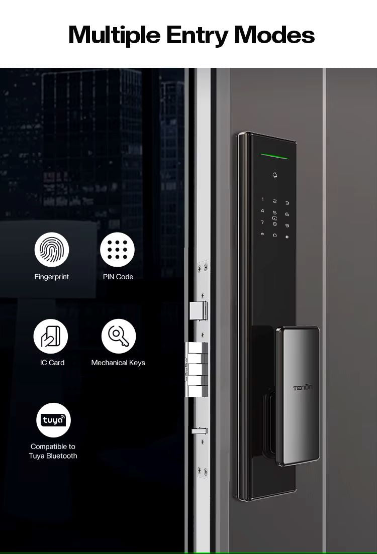 TENON A5 Ultra Slim One-Button Automatic Control Smart Door Lock
