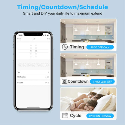 AVATTO Zigbee Dimmer Switch Module 1/2 Gang  Support 2 Way Control APP Control Alexa Voice Control