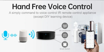 Wifi IR RF universal remote control smart wifi universal infrared RF433 RF315 APP Alexa Voice Control