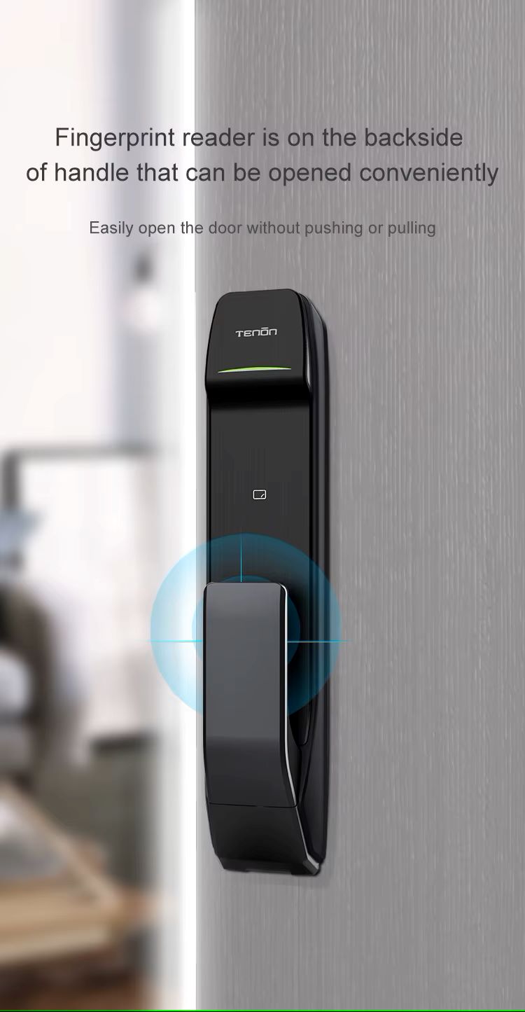 TENON A2 Push-Pull Automatic Biometric Fingerprint Door Lock