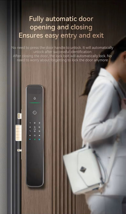 TENON A9 PRO 3D Face Recognition Palm Vein Fingerprint Digital Intelligent Smart Lock