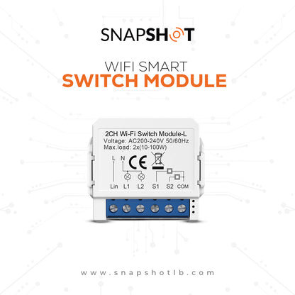 Zigbee Smart Switch Module No Neutral Wire Tuya Zigbee 3.0 10A