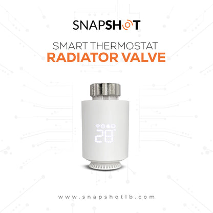 Zigbee Smart TRV Programmable Smart Thermostat Radiator Valve Temperature Controller Work with Alexa Google Home Alice