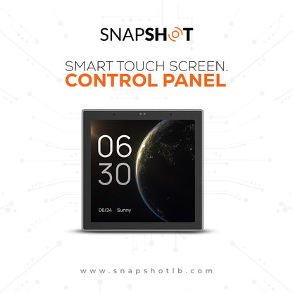 AVATTO TE6 Smart Touch Screen Center Control Panel Built In Alexa Tuya Wifi