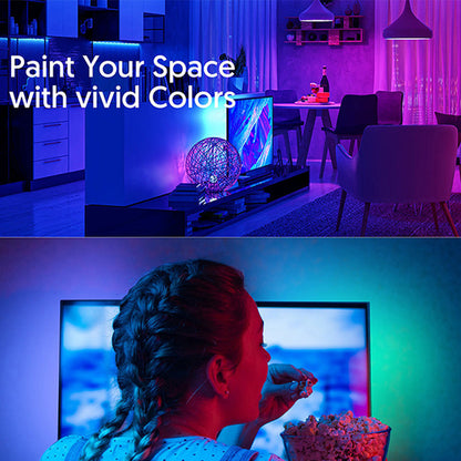 RGB color Smart Music LED Strip Light 10m